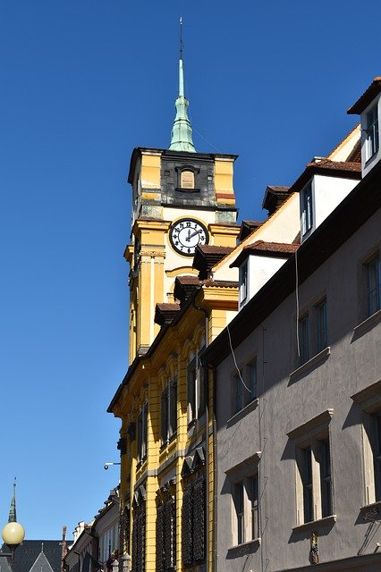 Free download Tower Town Hall Architecture -  free photo or picture to be edited with GIMP online image editor