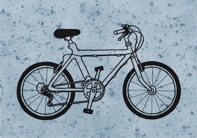 Free download Toy Bicycle Drawing -  free illustration to be edited with GIMP free online image editor