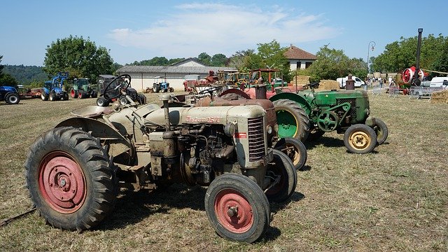 Free download Tractor Agricultural Agriculture -  free photo or picture to be edited with GIMP online image editor