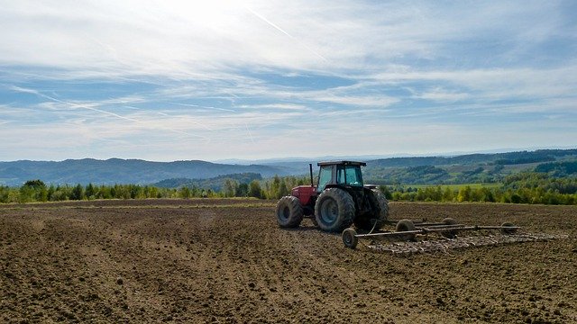 Free download Tractor Field Agriculture -  free photo or picture to be edited with GIMP online image editor