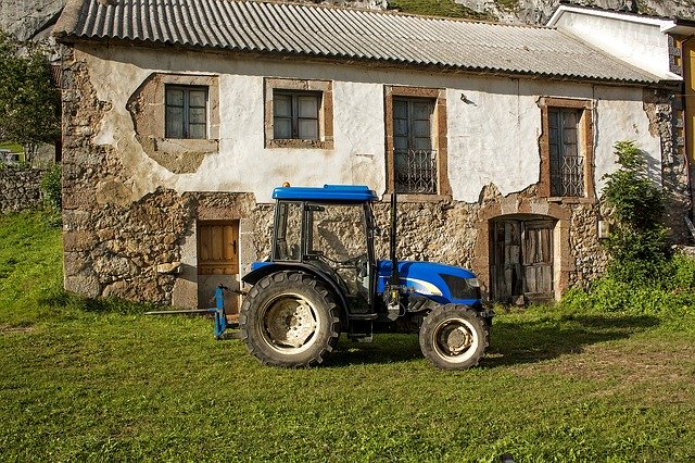 Free download Tractor Rural Farm -  free photo or picture to be edited with GIMP online image editor