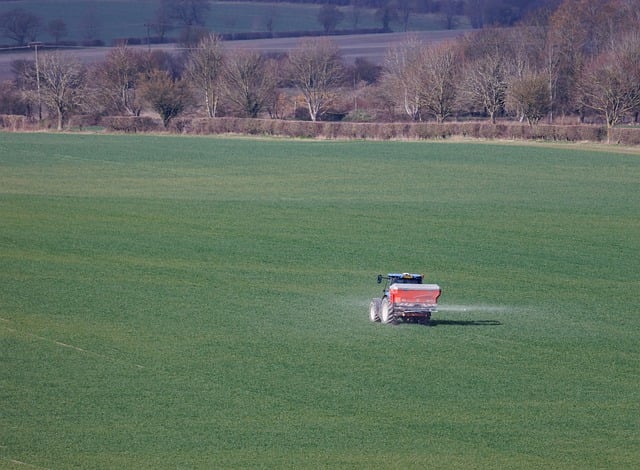 Free download tractor spraying spring countryside free picture to be edited with GIMP free online image editor