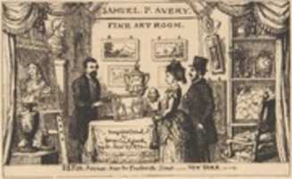 Free download Trade card for Samuel P. Avery Fine Art Room free photo or picture to be edited with GIMP online image editor