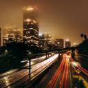 Traffic in Illuminated City at Night  screen for extension Chrome web store in OffiDocs Chromium