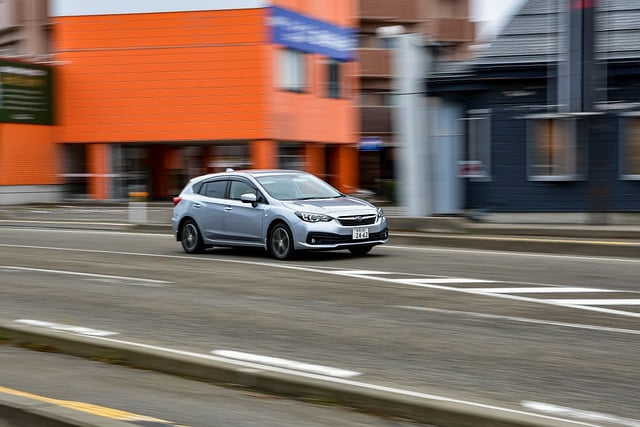 Free download traffic road car subaru speed free picture to be edited with GIMP free online image editor