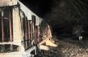 Free download Trailer Fire free photo or picture to be edited with GIMP online image editor