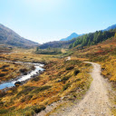 Trail through the mountains  screen for extension Chrome web store in OffiDocs Chromium