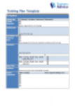 Free download Training Plan Template 1 DOC, XLS or PPT template free to be edited with LibreOffice online or OpenOffice Desktop online