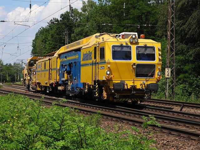 Free download Train Loco Baulok Construction -  free photo or picture to be edited with GIMP online image editor