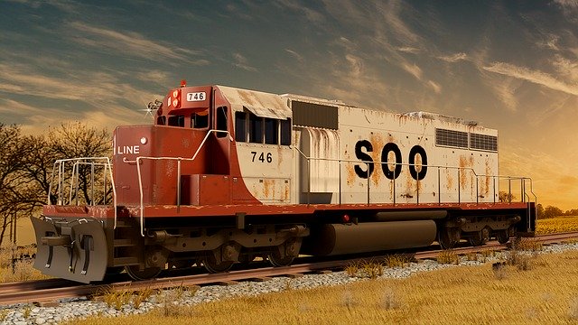 Gratis download Train Locomotive Transport gratis fotosjabloon om te bewerken met GIMP online afbeeldingseditor