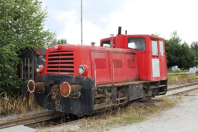 Free download Train Railway Locomotive Rail -  free free photo or picture to be edited with GIMP online image editor