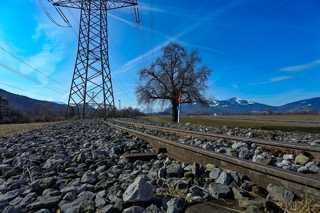 Free download Train Tracks Railway -  free photo or picture to be edited with GIMP online image editor