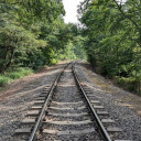 Train track through the forest  screen for extension Chrome web store in OffiDocs Chromium