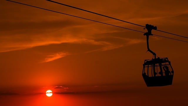 Free download tram cables elevated gondola lift free picture to be edited with GIMP free online image editor