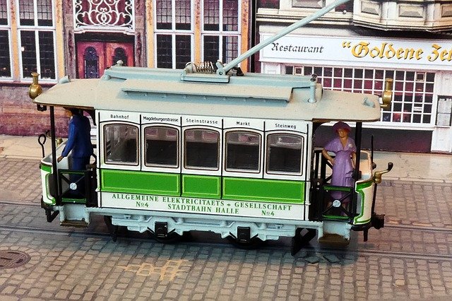 Free download Tram Toys Model Train -  free photo or picture to be edited with GIMP online image editor