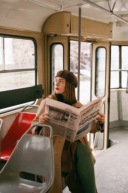 Free download transportation bus travel newspaper free picture to be edited with GIMP free online image editor