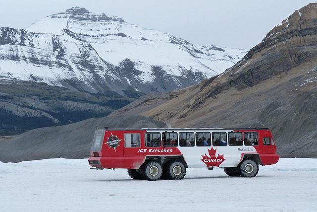Free download transport glacier travel bus free picture to be edited with GIMP free online image editor