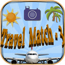 Travel Match 3  screen for extension Chrome web store in OffiDocs Chromium