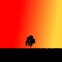 Tree at Sunset  screen for extension Chrome web store in OffiDocs Chromium