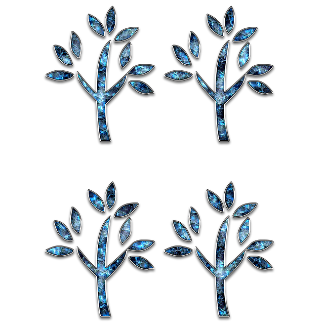 Free download Tree Blue Sheet Plant -  free illustration to be edited with GIMP free online image editor