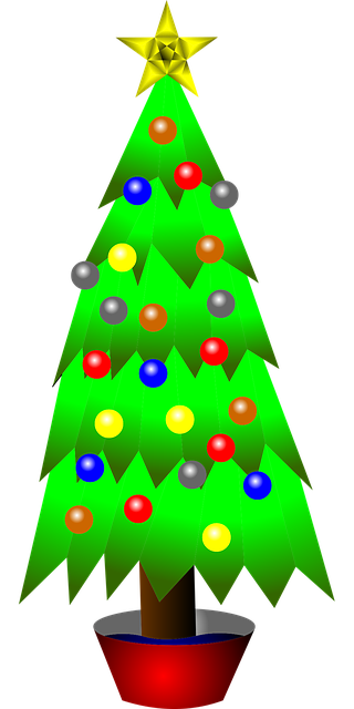 Free download Tree Christmas Star - Free vector graphic on Pixabay free illustration to be edited with GIMP free online image editor