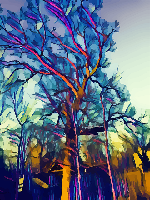 Free graphic Tree Colorful Nature - Free vector graphic on Pixabay to be edited by GIMP free image editor by OffiDocs