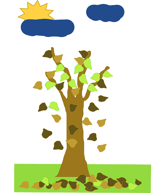Free download Tree Leaves Sun - Free vector graphic on Pixabay free illustration to be edited with GIMP free online image editor
