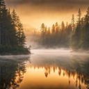 TREES BY THE LAKE THEME  screen for extension Chrome web store in OffiDocs Chromium