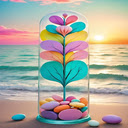 Tree wallpaper in a glass vase  screen for extension Chrome web store in OffiDocs Chromium
