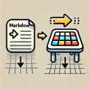 Trello Markdown Table Converter  screen for extension Chrome web store in OffiDocs Chromium