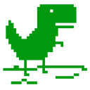 T Rex Run 2D in Google page  screen for extension Chrome web store in OffiDocs Chromium