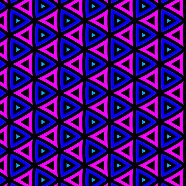 Free download Triangles Pattern Triangle -  free illustration to be edited with GIMP free online image editor