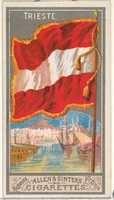 Free download Trieste, from the City Flags series (N6) for Allen & Ginter Cigarettes Brands free photo or picture to be edited with GIMP online image editor
