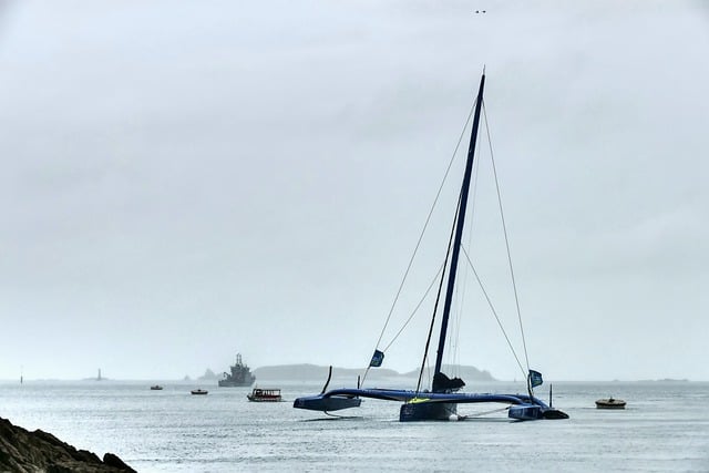 Free download trimaran sail boat sea boat free picture to be edited with GIMP free online image editor