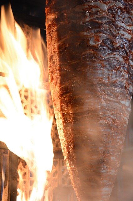 Free download Trompo Meat Flame -  free photo or picture to be edited with GIMP online image editor