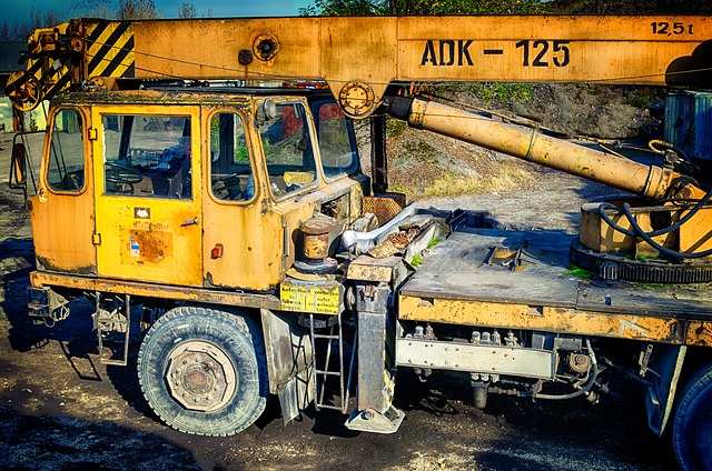 Free download truck crane auto crane gdr adk 125 free picture to be edited with GIMP free online image editor