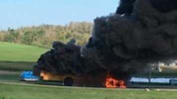 Free download trumansburg-bus-fire-09-27-17 free photo or picture to be edited with GIMP online image editor