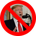 Trump Blocker  screen for extension Chrome web store in OffiDocs Chromium