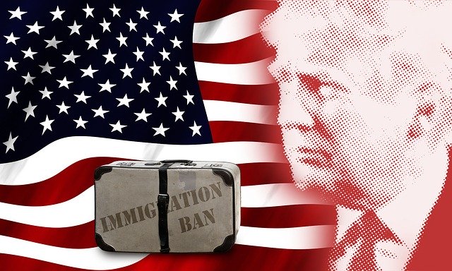 Free download Trump Immigration America -  free illustration to be edited with GIMP free online image editor
