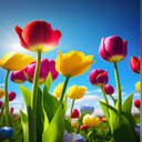 tulip field wallpaper  screen for extension Chrome web store in OffiDocs Chromium
