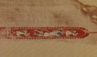 Free download Tunic Fragment with Erotes and Lions free photo or picture to be edited with GIMP online image editor