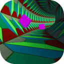 Tunnel Rush Game Navigate 3D tunnels and dodge hazards!  screen for extension Chrome web store in OffiDocs Chromium