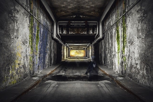 Free download tunnel wall terror fear horror free picture to be edited with GIMP free online image editor