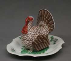 Free download Tureen with cover in the form of a turkey free photo or picture to be edited with GIMP online image editor
