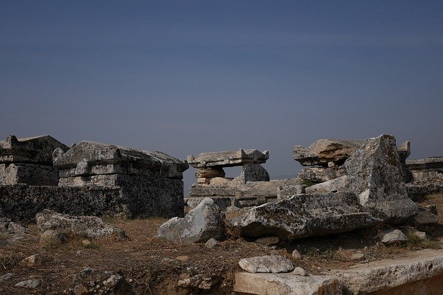 Téléchargement gratuit Turquie Nékropole Hiérapolis - photo ou image gratuite à modifier avec l'éditeur d'images en ligne GIMP