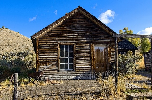 Безкоштовно завантажте безкоштовний шаблон фотографій Turner House в Bannack Montana для редагування онлайн-редактором зображень GIMP