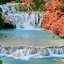 Turquoise Cascades of a Desert Oasis  screen for extension Chrome web store in OffiDocs Chromium