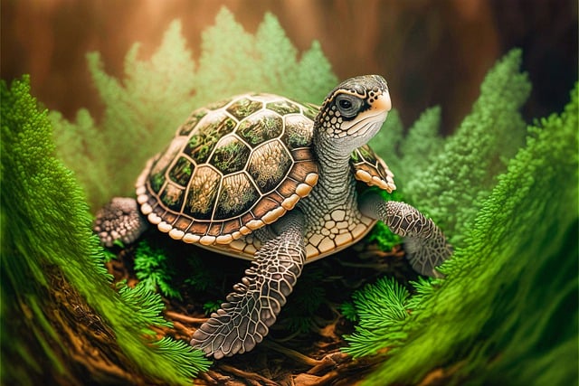 Free download turtle animal forest ai generated free picture to be edited with GIMP free online image editor