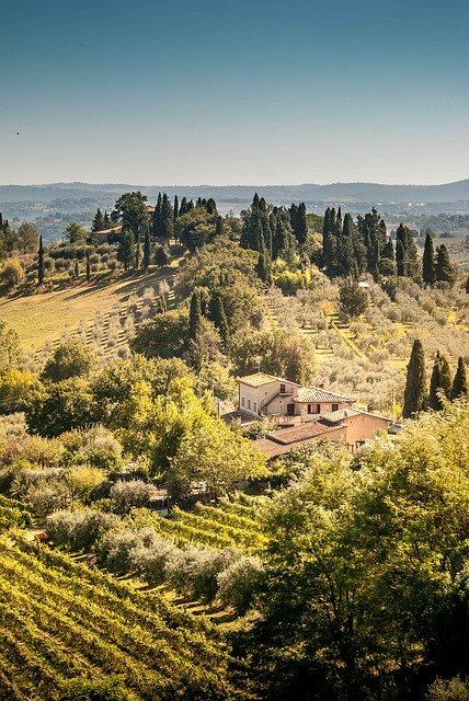 Download gratuito Paesaggio Toscana Italia - foto o immagine gratis da modificare con l'editor di immagini online GIMP