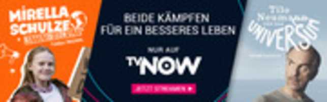 הורדה בחינם של TVNOW, מגוון Werbebanner תמונה או תמונה בחינם לעריכה עם עורך תמונות מקוון GIMP